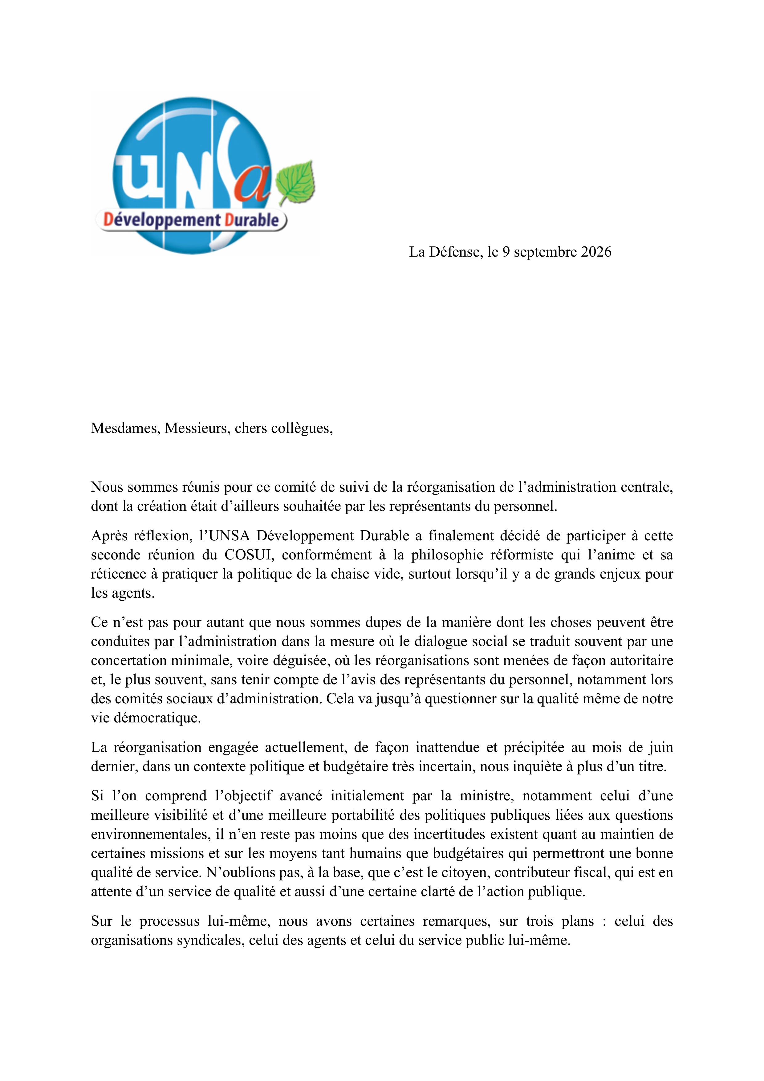 DP UNSA DD COSUI 9 sept 2026 P1